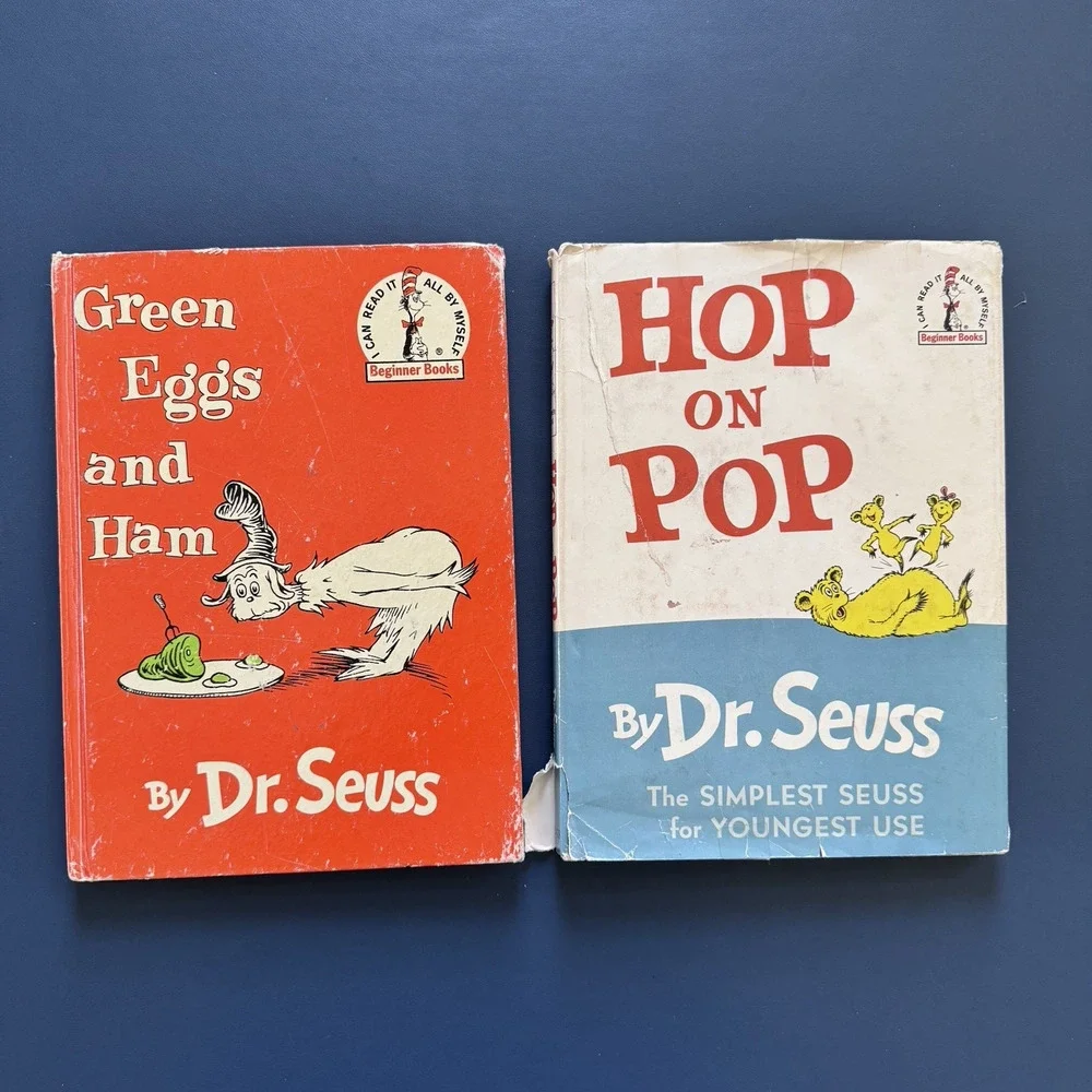 Dr Seuss The Cat in the Hat 1957 B-1 1st Edition Comes Back B-2 1958 Lot of 9